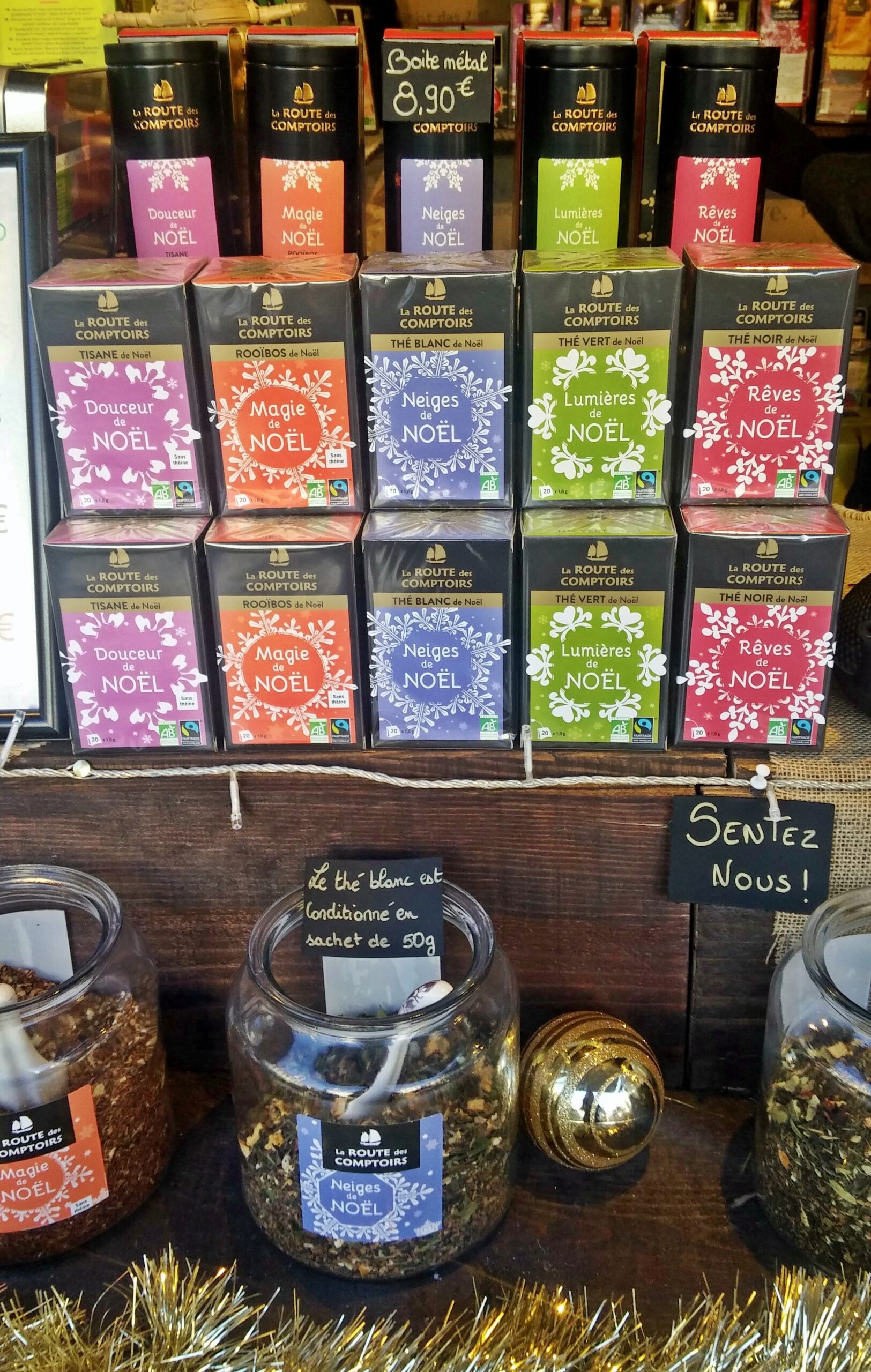 Thés et chocolats bio