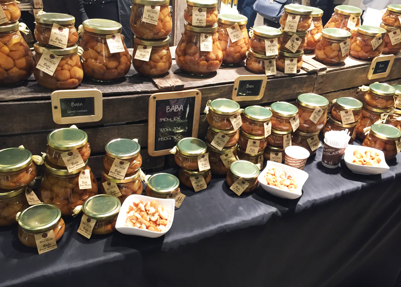 Chalet de gourmandises au marché de noël de Nantes