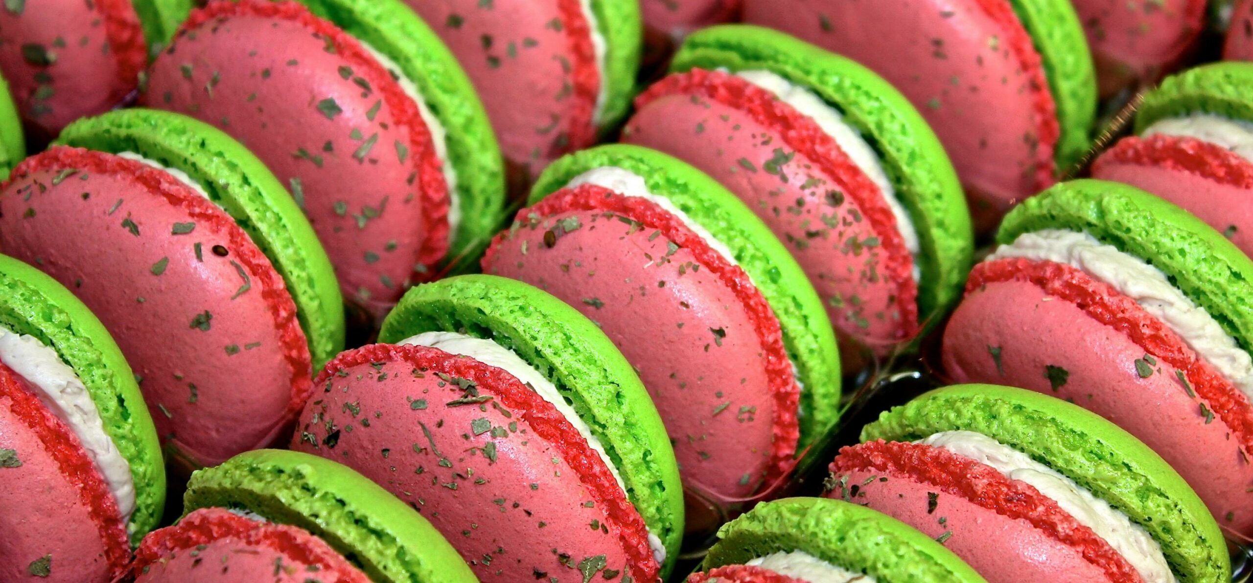 Des macarons sur le marché de Noël de Nantes